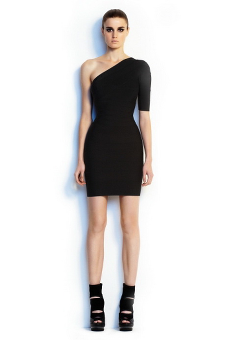 one-sleeve-black-dress-10-16 One sleeve black dress
