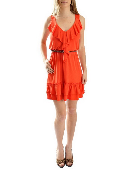 orange-summer-dress-75-5 Orange summer dress