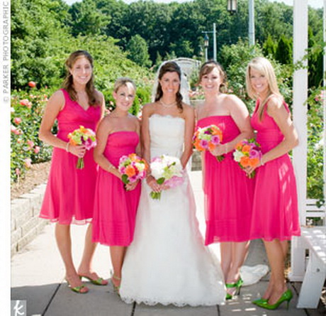 pink-and-black-bridesmaid-dresses-55-9 Pink and black bridesmaid dresses