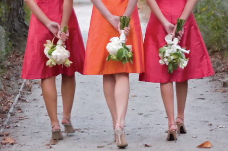 pink-and-orange-bridesmaid-dresses-09-4 Pink and orange bridesmaid dresses
