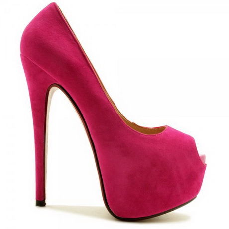 Pink stiletto heels