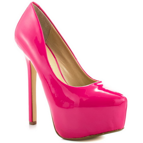 Pink stiletto heels