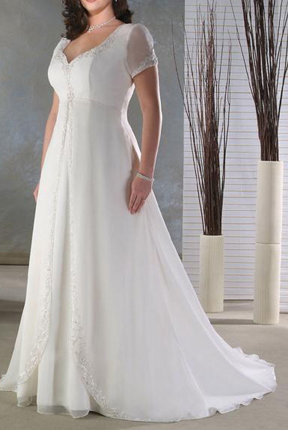 plus-size-wedding-dresses-with-sleeves-8 Plus size wedding dresses with sleeves