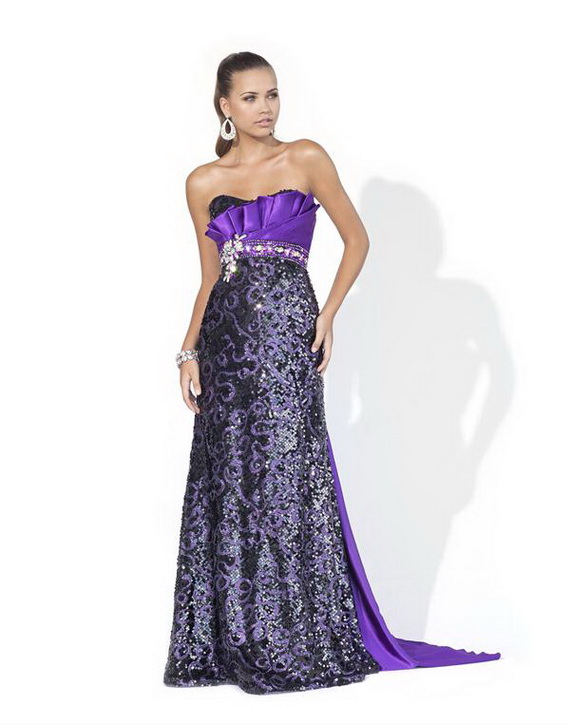 Purple prom dresses - Natalie