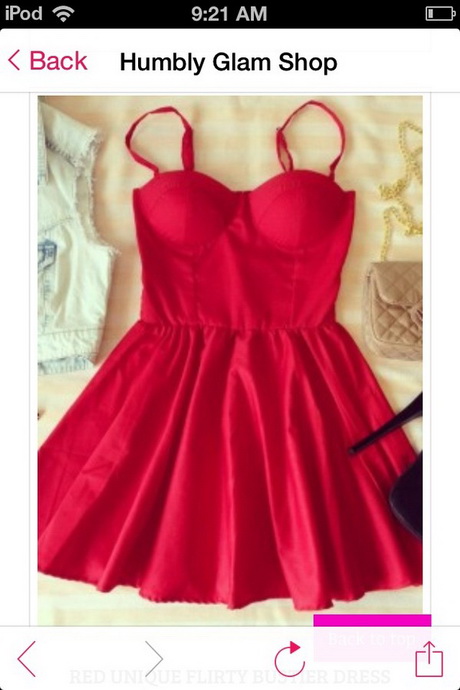 red-bustier-dress-95-18 Red bustier dress