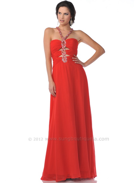 red-halter-dress-21-19 Red halter dress