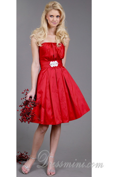 red-knee-length-dress-01-14 Red knee length dress