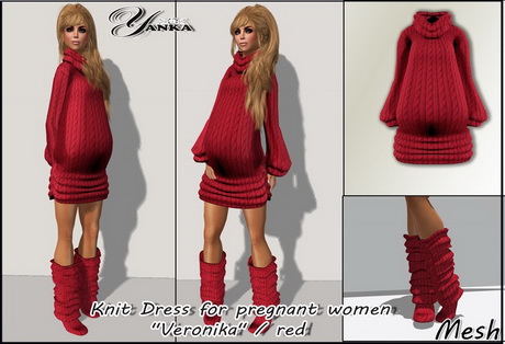 red-knit-dress-09-13 Red knit dress