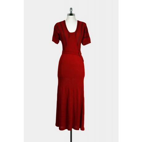 red-knit-dress-09-5 Red knit dress