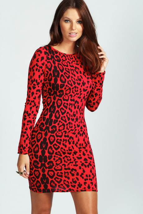 red-leopard-print-dress-84 Red leopard print dress