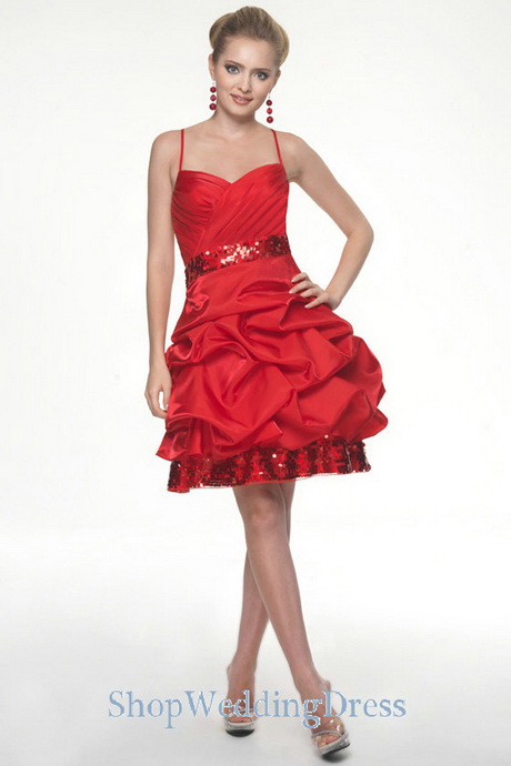 red-ruched-dress-53-4 Red ruched dress