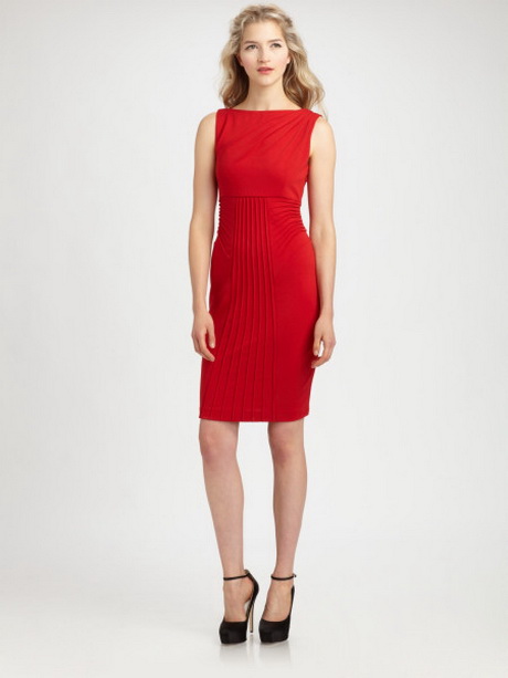 red-sleeveless-dress-40 Red sleeveless dress
