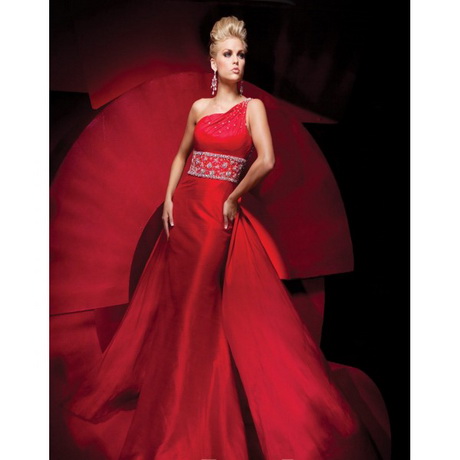 red-taffeta-dress-90-15 Red taffeta dress