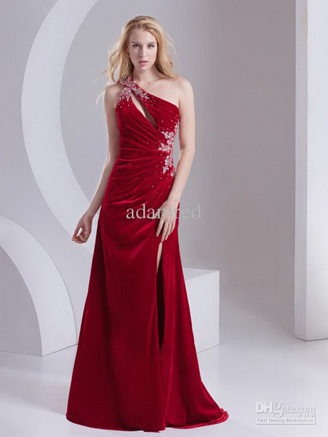 red-velvet-evening-dresses-04-17 Red velvet evening dresses