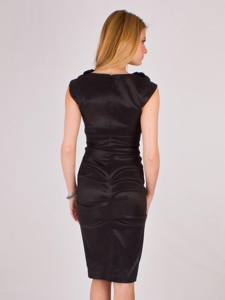 ruched-black-dress-67-10 Ruched black dress
