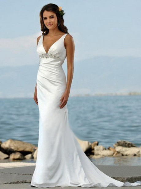 satin-beach-wedding-dress-61 Satin beach wedding dress