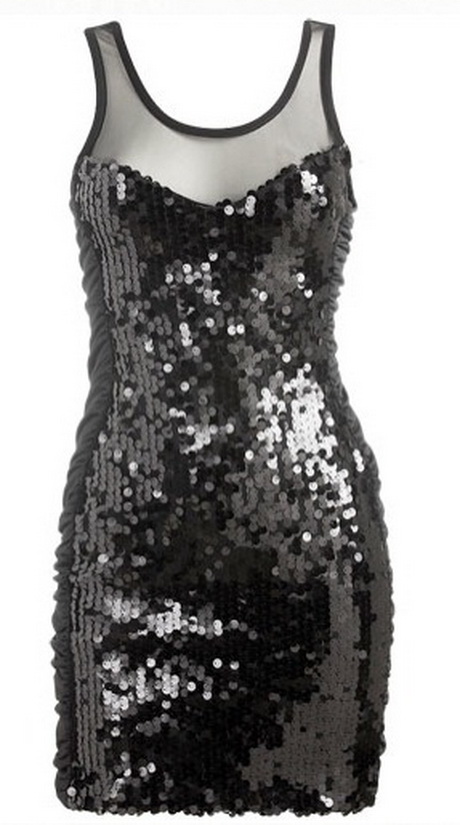 Sequin black dress