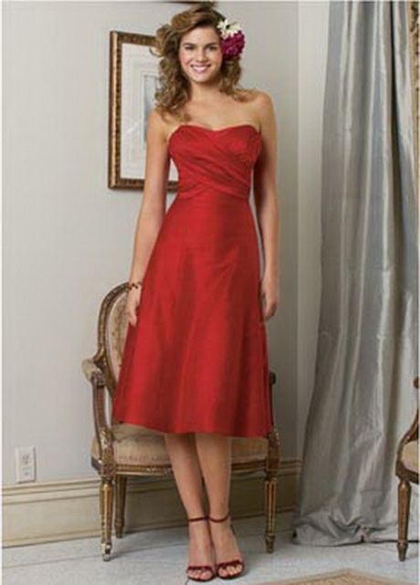 short-red-bridesmaid-dresses-21 Short red bridesmaid dresses