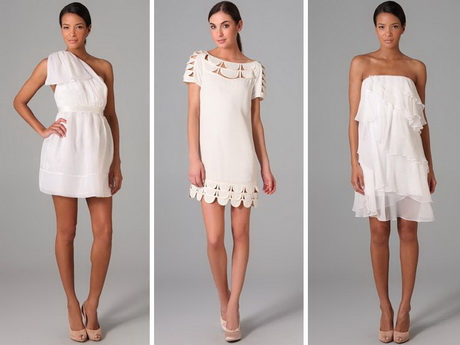 short-white-dresses-for-wedding-13-15 Short white dresses for wedding