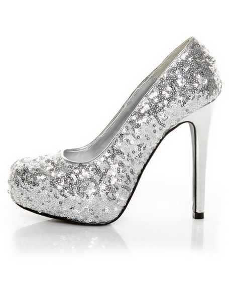 silver-sequin-heels-37 Silver sequin heels