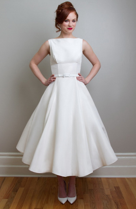 tea-length-vintage-wedding-dresses-88-8 Tea length vintage wedding dresses