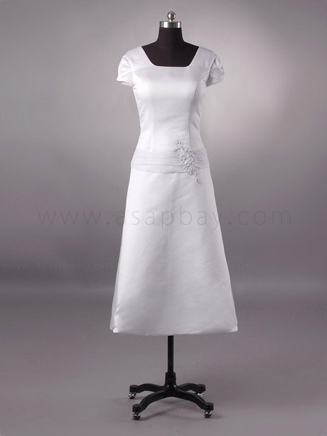 tea-length-white-dress-51-6 Tea length white dress