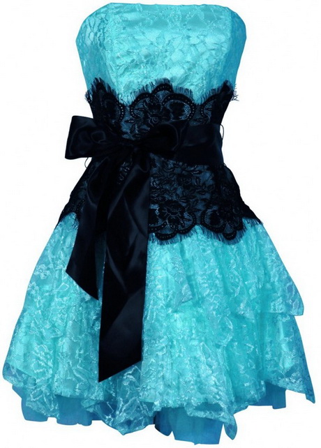turquoise-and-black-dress-96-10 Turquoise and black dress