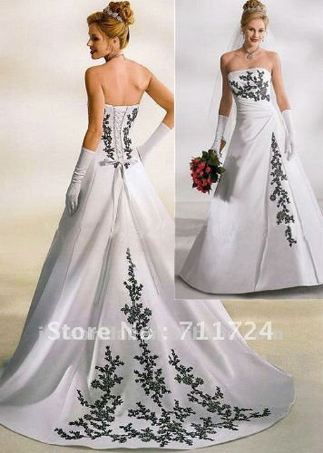 white-and-black-wedding-dresses-55-18 White and black wedding dresses