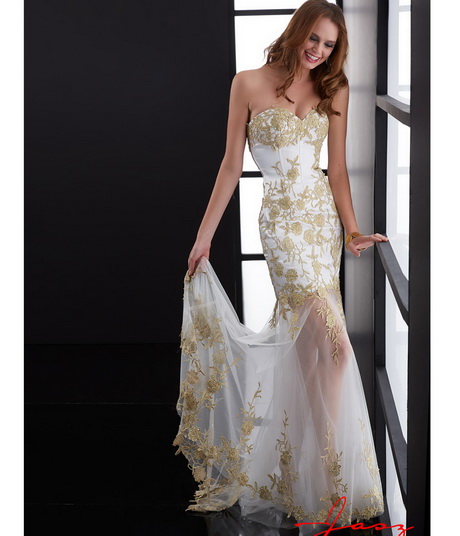 white-and-gold-prom-dresses-99-4 White and gold prom dresses