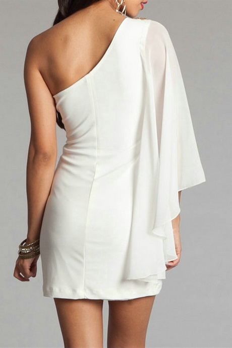 white-one-shoulder-cocktail-dresses-84-5 White one shoulder cocktail dresses