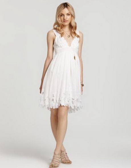 white-v-neck-dress-96-10 White v neck dress