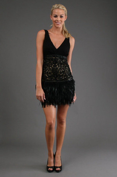 black-feather-dress-70_8 Black feather dress