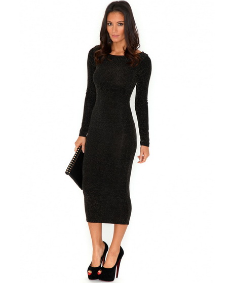 black-long-sleeved-dress-16_13 Black long sleeved dress