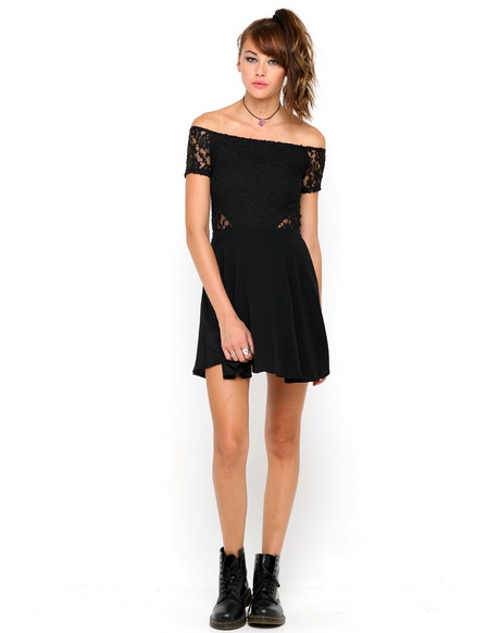 black-off-shoulder-dress-85_4 Black off shoulder dress