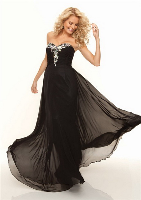 long-black-chiffon-dress-12_15 Long black chiffon dress