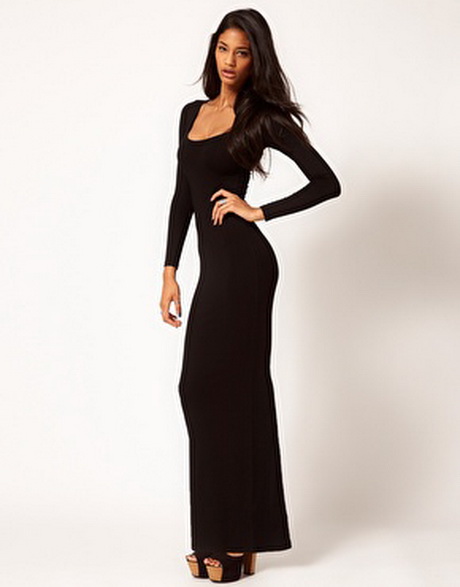 long-sleeve-black-maxi-dress-60_15 Long sleeve black maxi dress