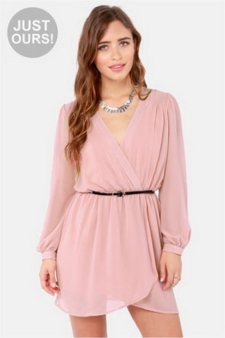 pink-long-sleeve-dress-87_17 Pink long sleeve dress