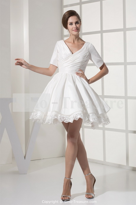 white-short-wedding-dresses-90_7 White short wedding dresses