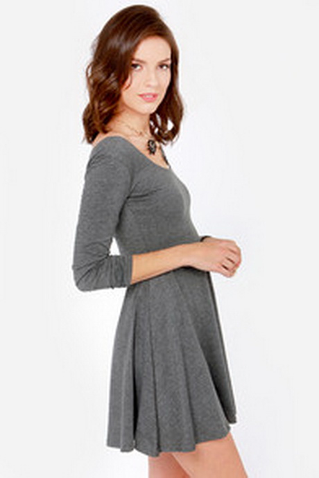 grey-long-sleeve-dress-82_6 Grey long sleeve dress