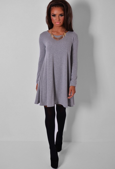 grey-long-sleeve-dress-82_8 Grey long sleeve dress