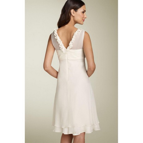 ivory-short-wedding-dress-22 Ivory short wedding dress
