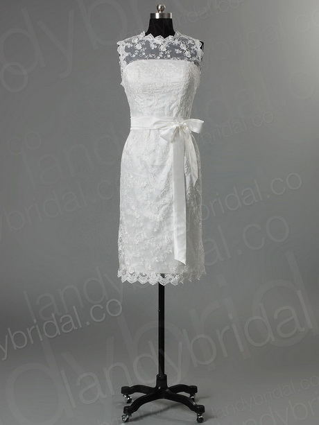 knee-length-lace-wedding-dress-68_9 Knee length lace wedding dress