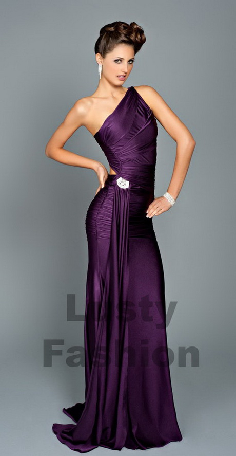 Long purple dresses - Natalie