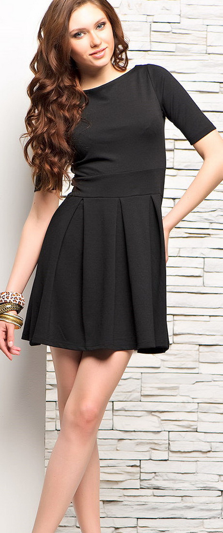 classic-black-dress-with-sleeves-06_16 Classic black dress with sleeves