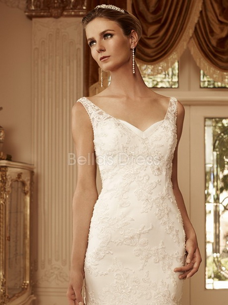 lace-wedding-dresses-with-straps-28_20 Lace wedding dresses with straps
