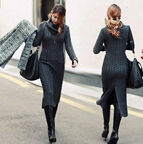 long-knit-dress-56_10 Long knit dress