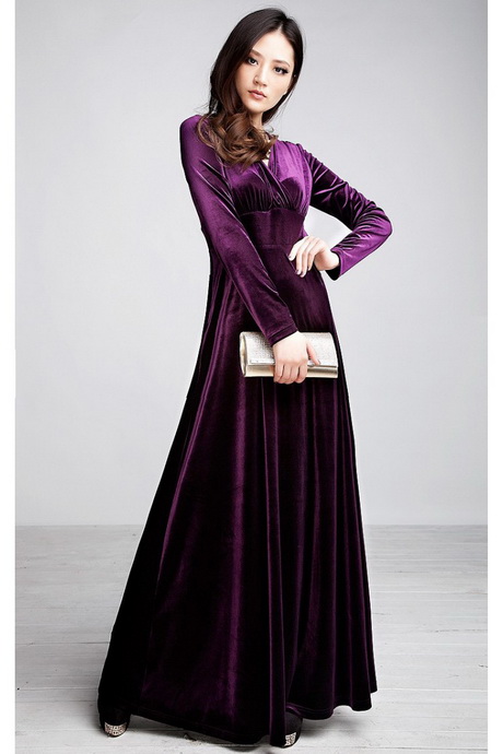 long-velvet-dresses-73_14 Long velvet dresses