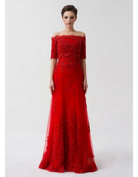 red-lace-wedding-dresses-56_18 Red lace wedding dresses