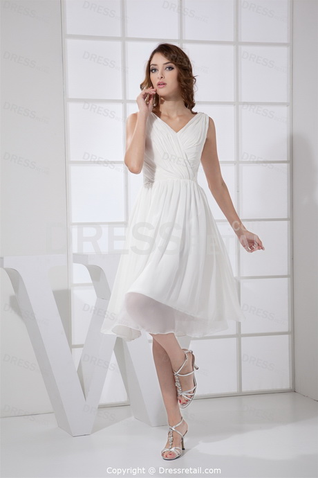 short-chiffon-wedding-dress-25 Short chiffon wedding dress