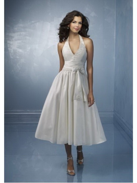 short-halter-wedding-dresses-27_19 Short halter wedding dresses